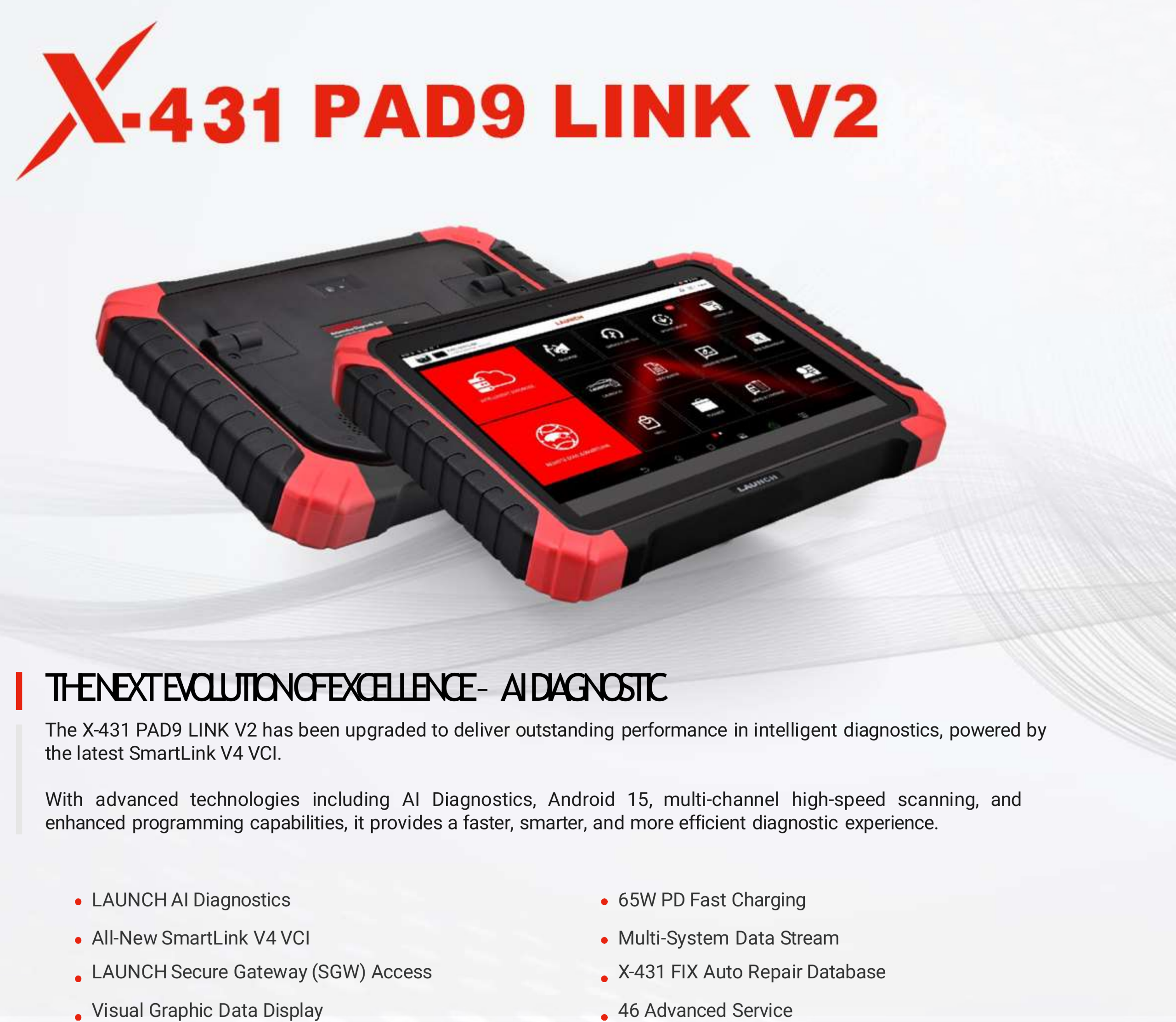 X431 PAD9 LINK V2